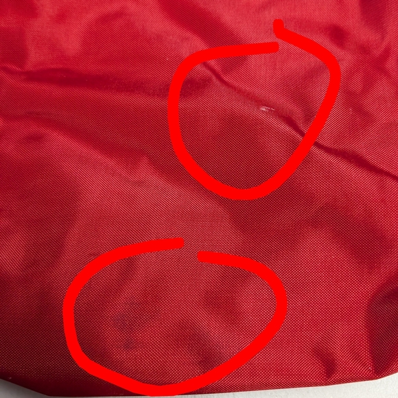 Longchamp Red and Brown Women's Tote Bag - Picture 5 of 9